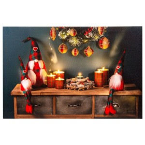 Lighting decoration Multicolour Christmas 60 x 1,8 x 40 cm