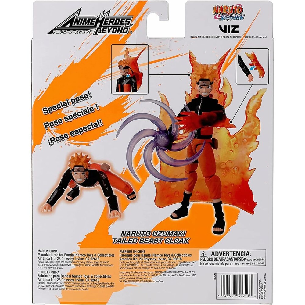 Jointed Figure Bandai Naruto Uzumaki 17 cm