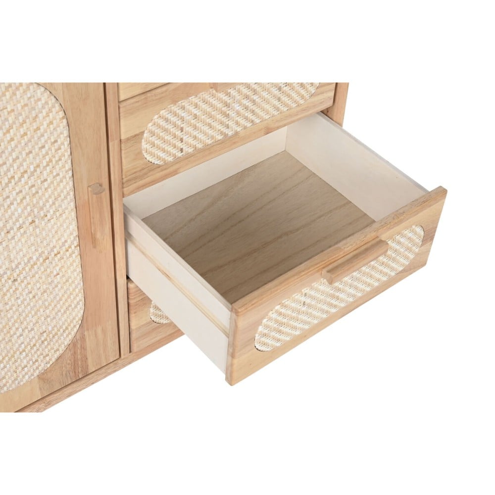 Buffet Home ESPRIT Naturel Métal Rotin Bois d'hévéa 73,5 x 35 x 78 cm