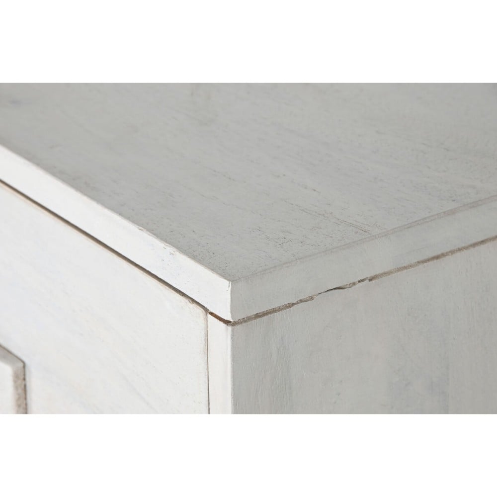 Sideboard Home ESPRIT White Rattan Mango wood 155 x 40 x 80 cm