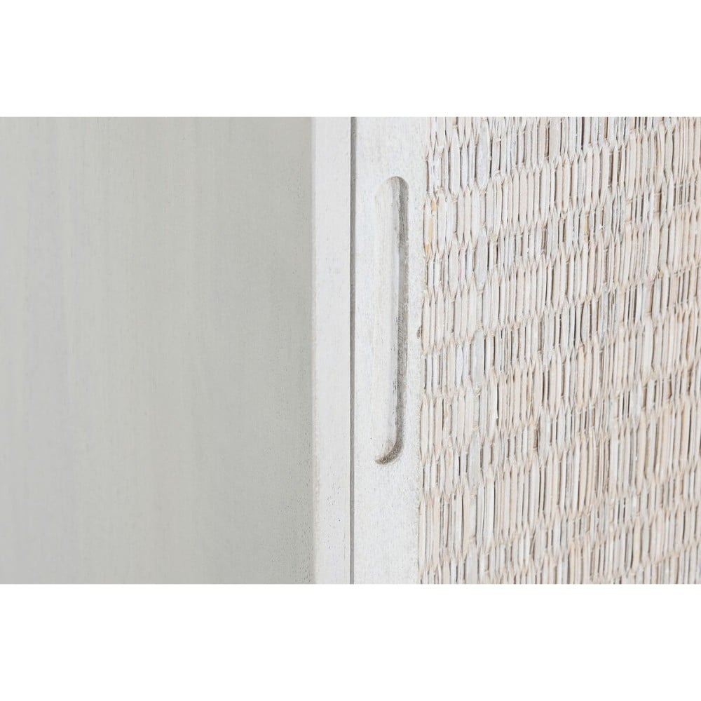Sideboard Home ESPRIT White Rattan Mango wood 155 x 40 x 80 cm