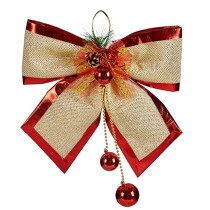 Lien Krist+ Rouge Doré 33 x 9 x 33 cm Décorations de Noël (6 Unités)