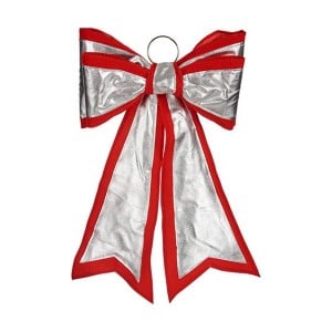 Lien Krist+ HJ1-12073 Rouge Argenté Argent 40 x 60 cm 53 x 58 x 7,5 cm Décorations de Noël