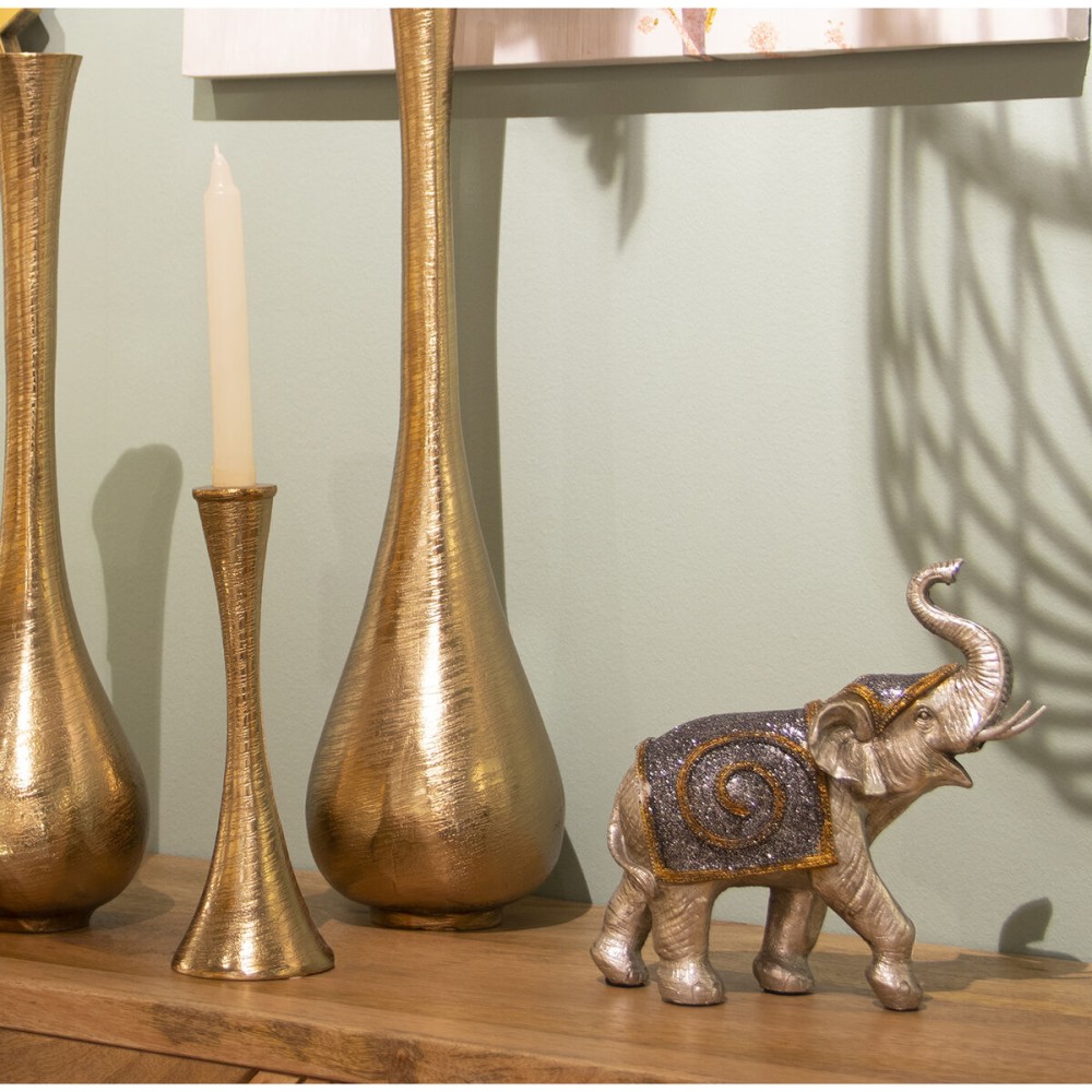 Figurine Décorative Alexandra House Living Argenté Eléphant