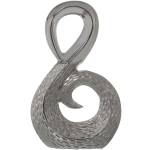 Figurine Décorative Alexandra House Living Argenté 23,5 x 9 x 38 cm