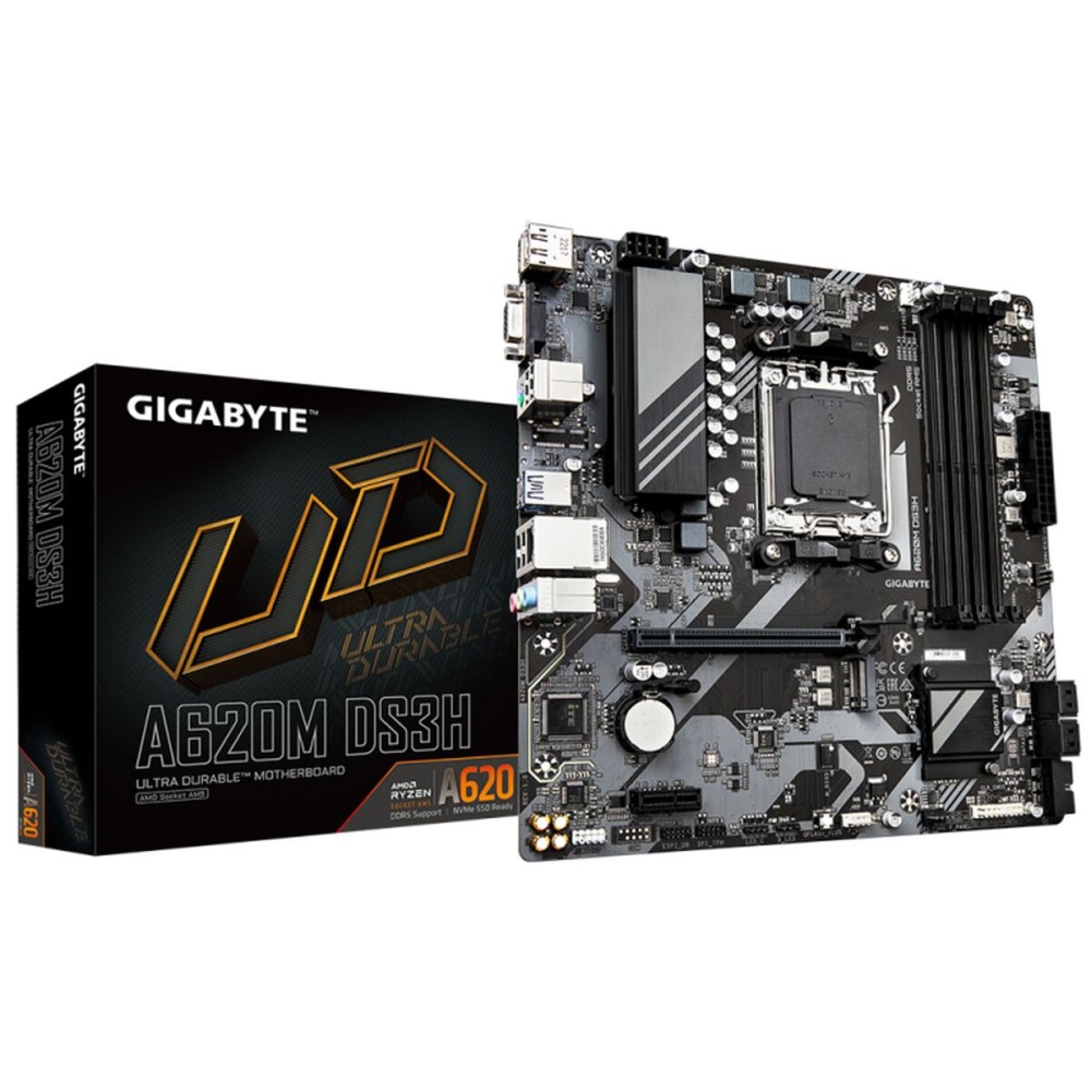 Carte Mère Gigabyte A620M DS3H AMD AM5 AMD