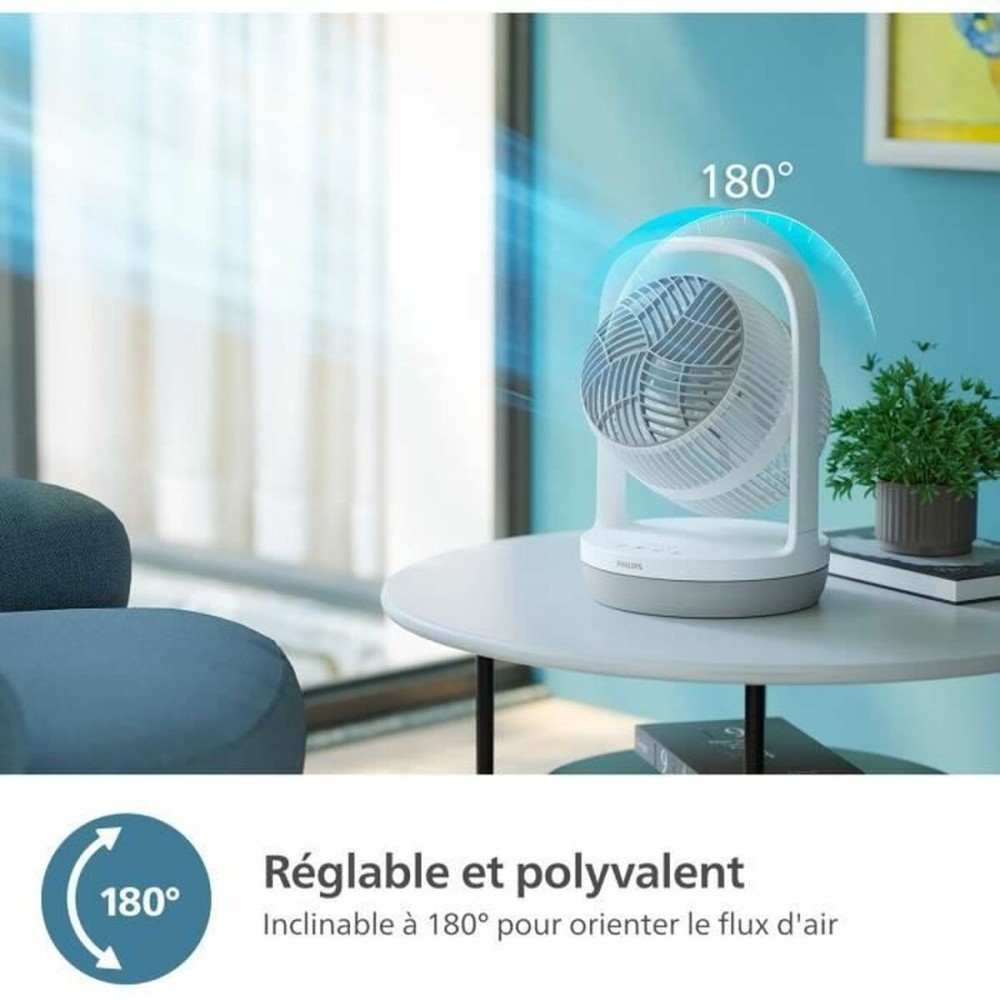 Ventilateur sur Pied Philips Blanc