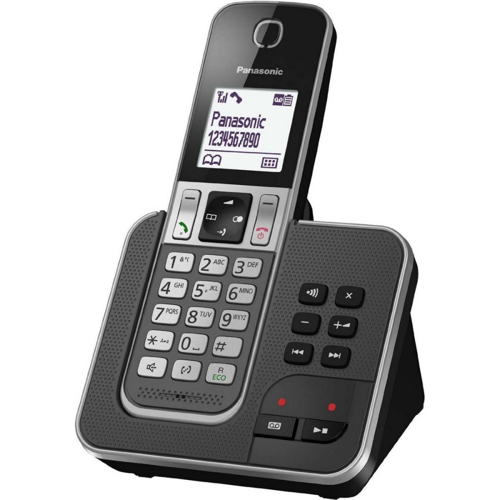 Kabelloses Telefon Panasonic KX-TGD320FRG Weiß Schwarz Grau