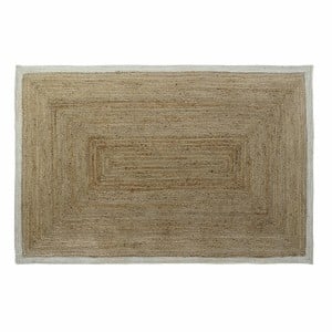 Teppich DKD Home Decor Weiß Hellbraun Scandi 200 x 290 x 1 cm