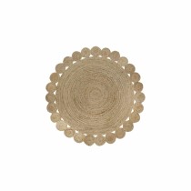 Tapis DKD Home Decor Marron Naturel 150 x 150 x 1 cm