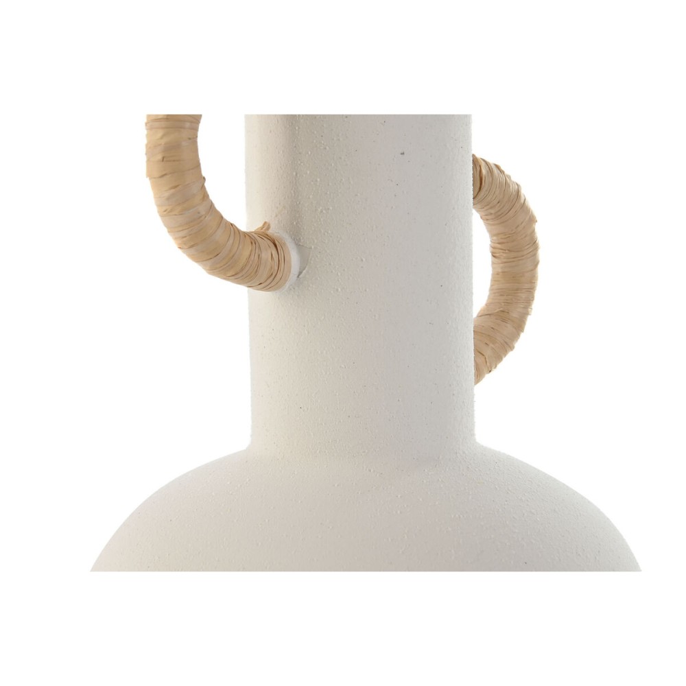 Vase Home ESPRIT Weiß natürlich Steingut 15,5 X 15 X 24 cm