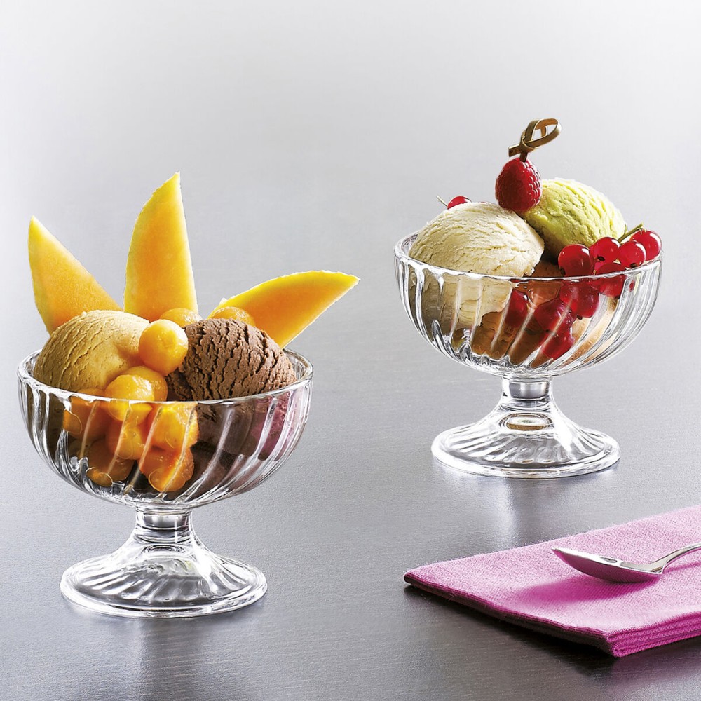Eiscreme- und Milchshakes-Becher Arcoroc Sorbet Durchsichtig Glas 380 ml Eiscreme 6 Stück
