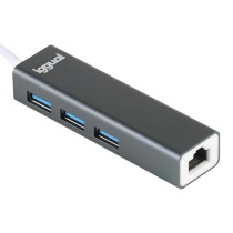 Hub USB-C iggual IGG319253 Schwarz Grau