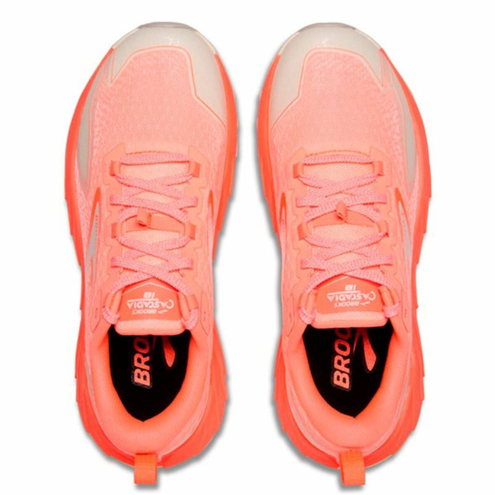 Laufschuhe für Damen Brooks Cascadia 18 Lachsfarben