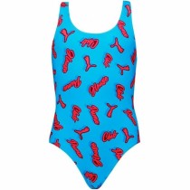 Maillot de Bain Fille Puma Bleu Eau