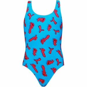Badeanzug für Mädchen Puma Blau Wasser