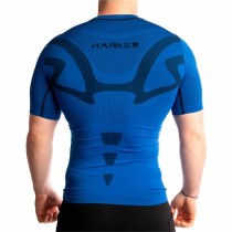 Herren Kurzarm-T-Shirt Hanker Blau