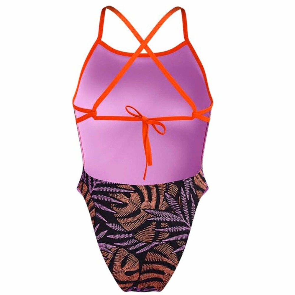 Damen Badeanzug Speedo Allover Orange