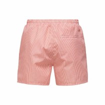 Maillot de bain homme Only & Sons Onsted Stripe Seersucker Rose
