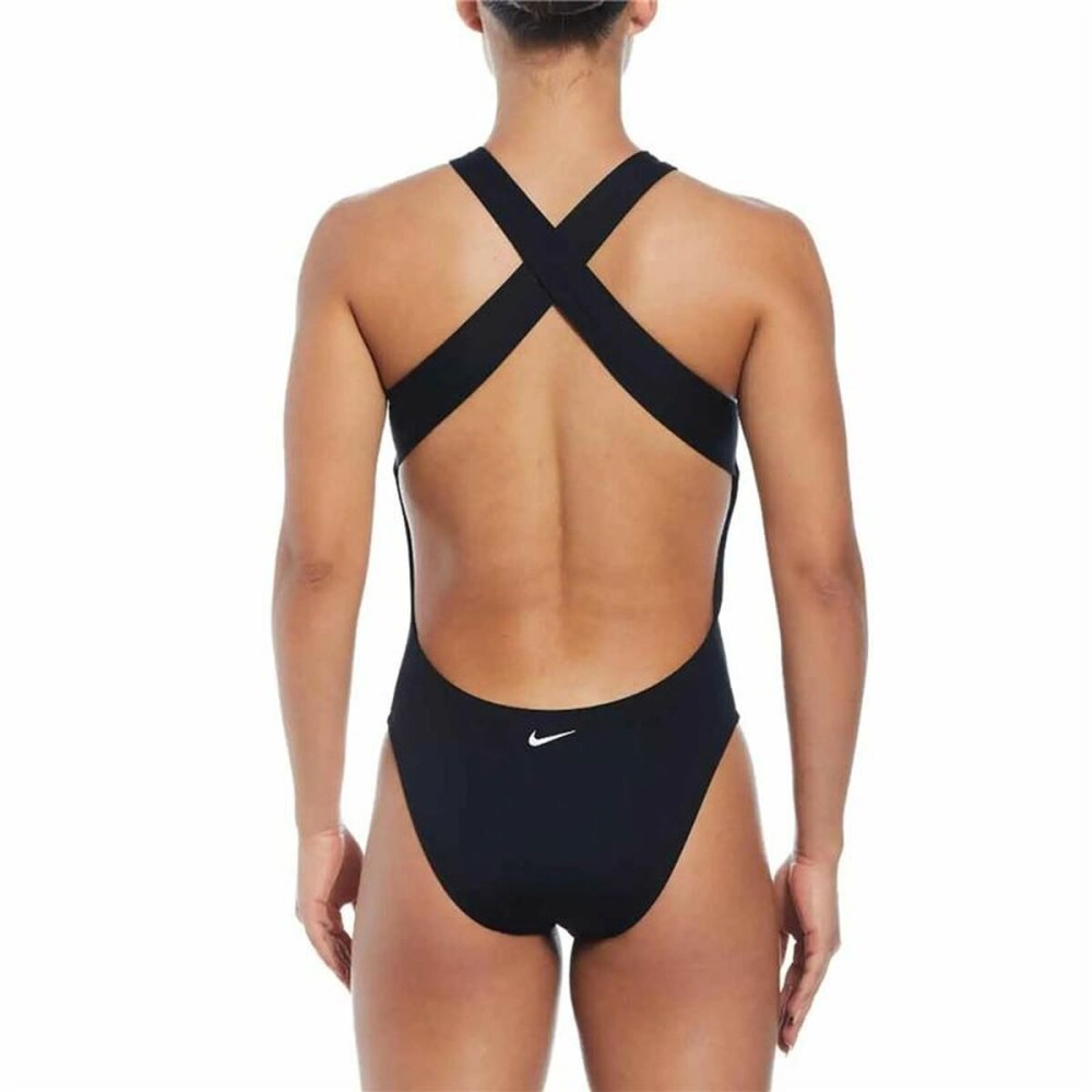 Women’s Bathing Costume Nike Multi Logo Black