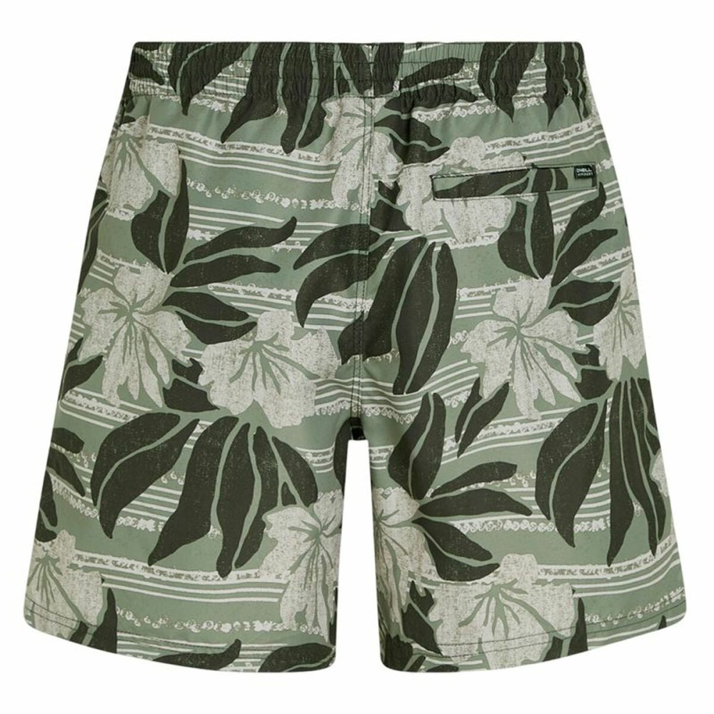 Men’s Bathing Costume O'Neill Cali Floral 16'' Green