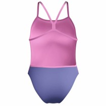 Damen Badeanzug Speedo Digital Vback Bunt Rosa