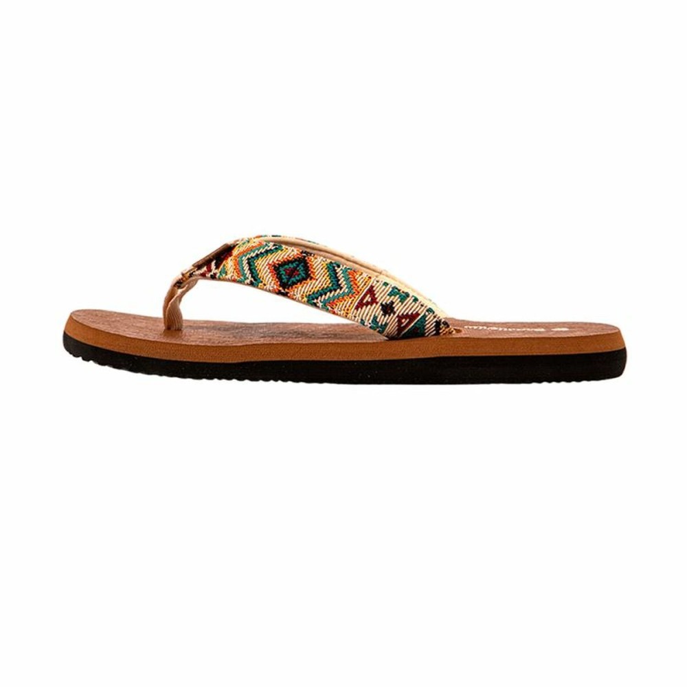 Women's Flip Flops Brasileras Inca Brown