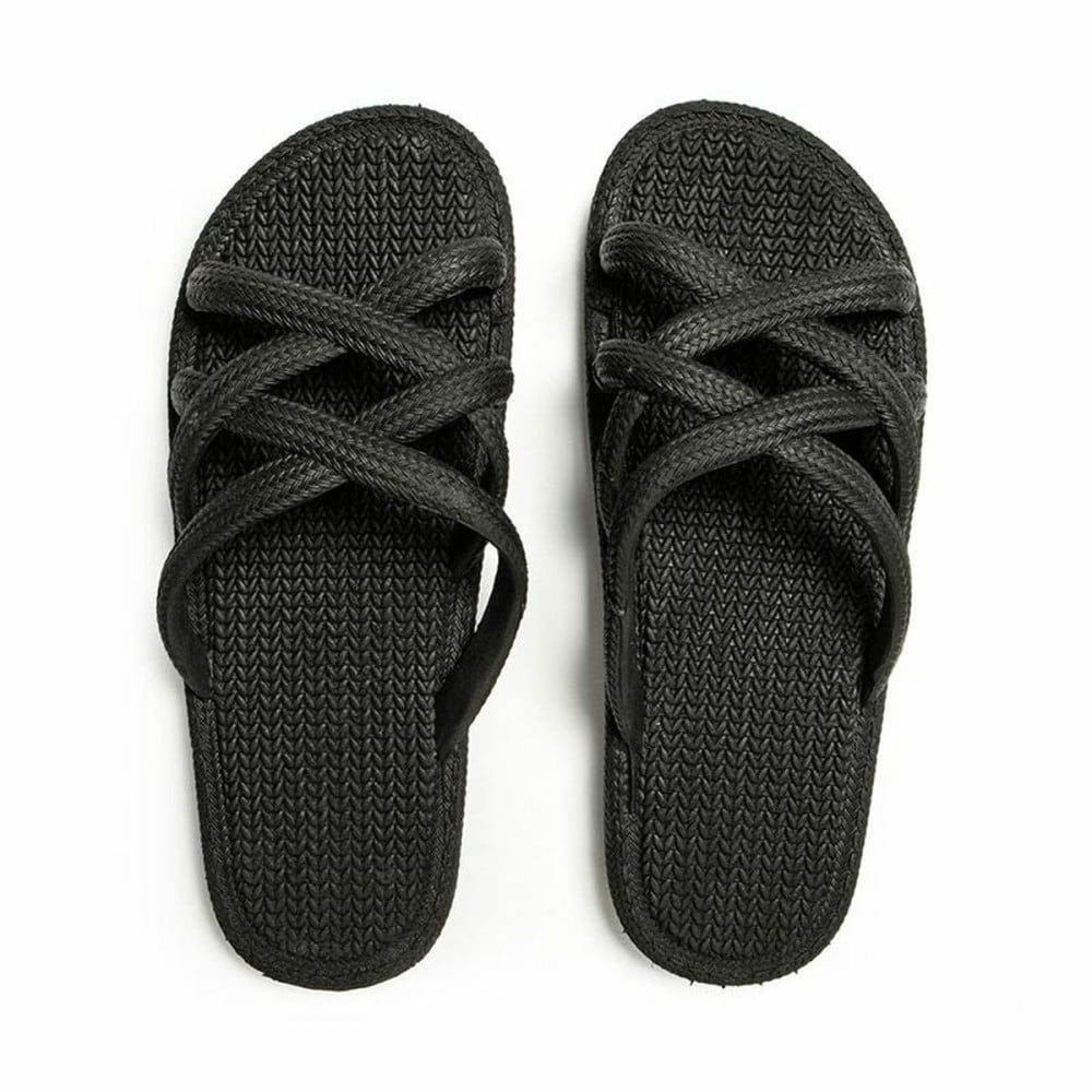Women's Flip Flops Brasileras Mersin Black