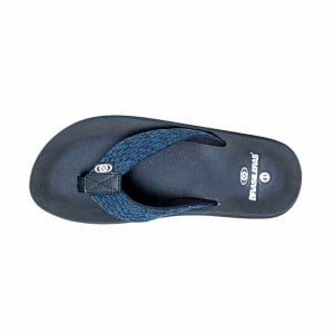 Men's Flip Flops Brasileras Puff Marbled Blue