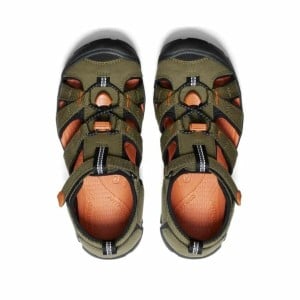 Flip Flops for Children Keen Seacamp II Cnx Olive