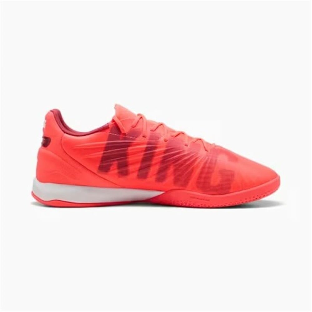 Hallenfußballschuhe für Erwachsene Puma King Match It Rot