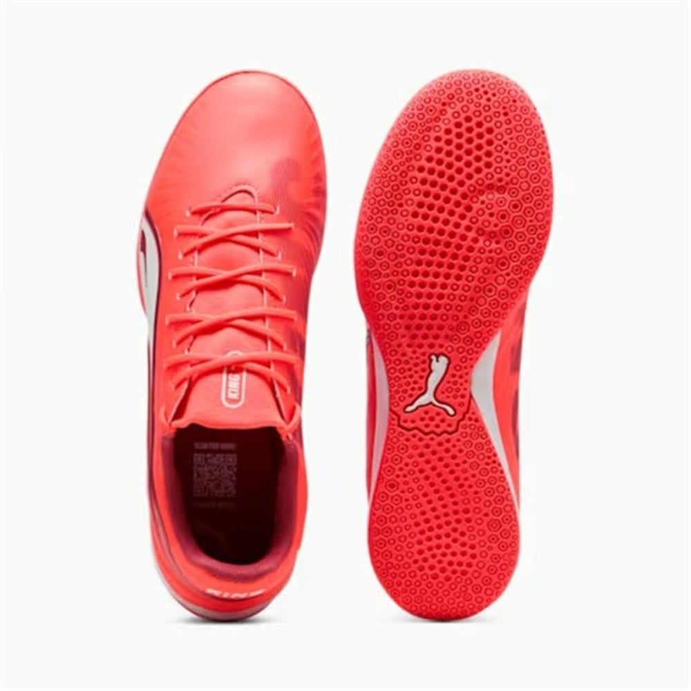Adult's Indoor Football Shoes Puma King Match It Red