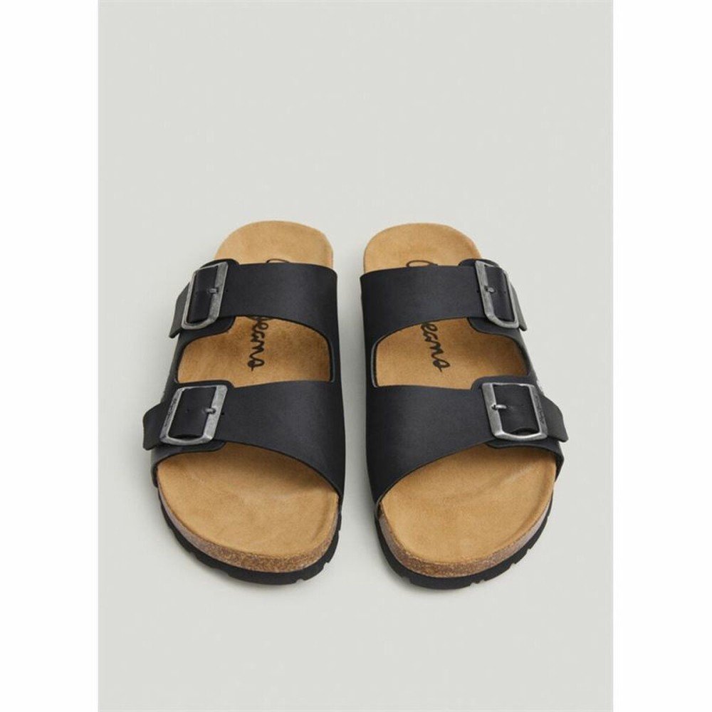 Tongs pour Homme Pepe Jeans Bio Double Velour Noir