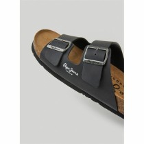 Tongs pour Homme Pepe Jeans Bio Double Velour Noir