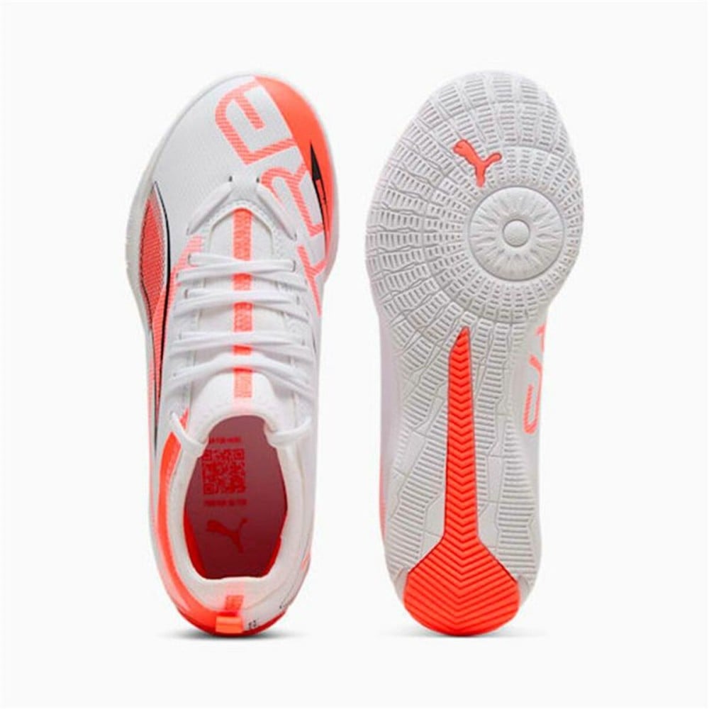 Chaussures de Futsal pour Adultes Puma Ultra 5 Match It Blanc