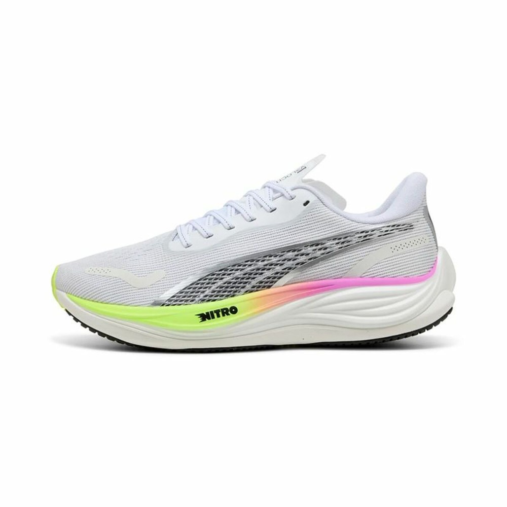 Chaussures de Running pour Adultes Puma Velocity Nitro 3 Blanc
