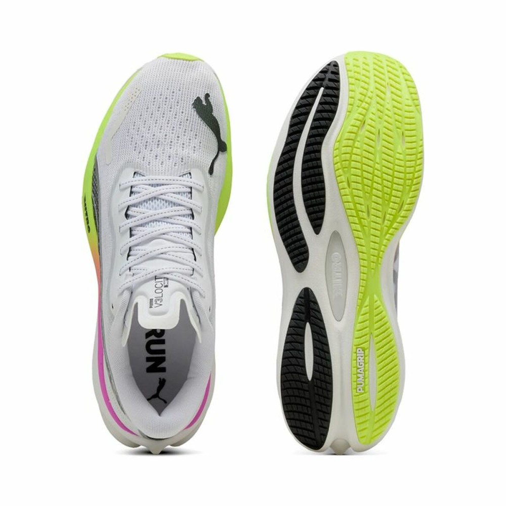 Chaussures de Running pour Adultes Puma Velocity Nitro 3 Blanc