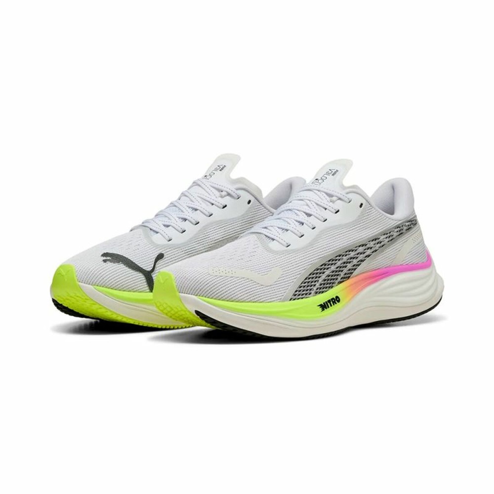 Chaussures de Running pour Adultes Puma Velocity Nitro 3 Blanc