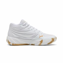Basketballschuhe für Erwachsene Puma Court Pro Marble Weiß
