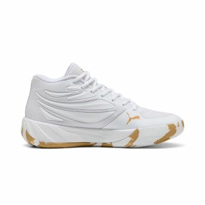 Basketballschuhe für Erwachsene Puma Court Pro Marble Weiß