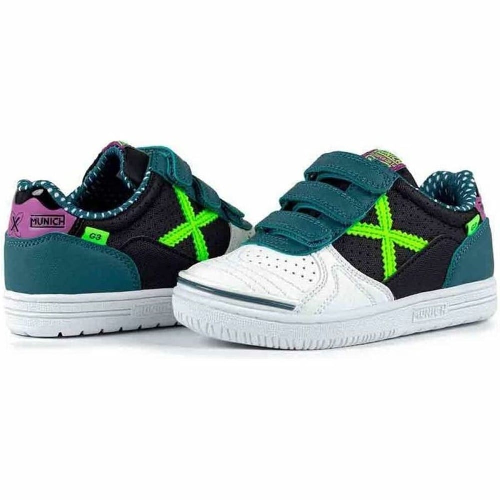 Chaussures de Futsal pour Adultes Munich G-3 Kid Vco 434 Turquoise