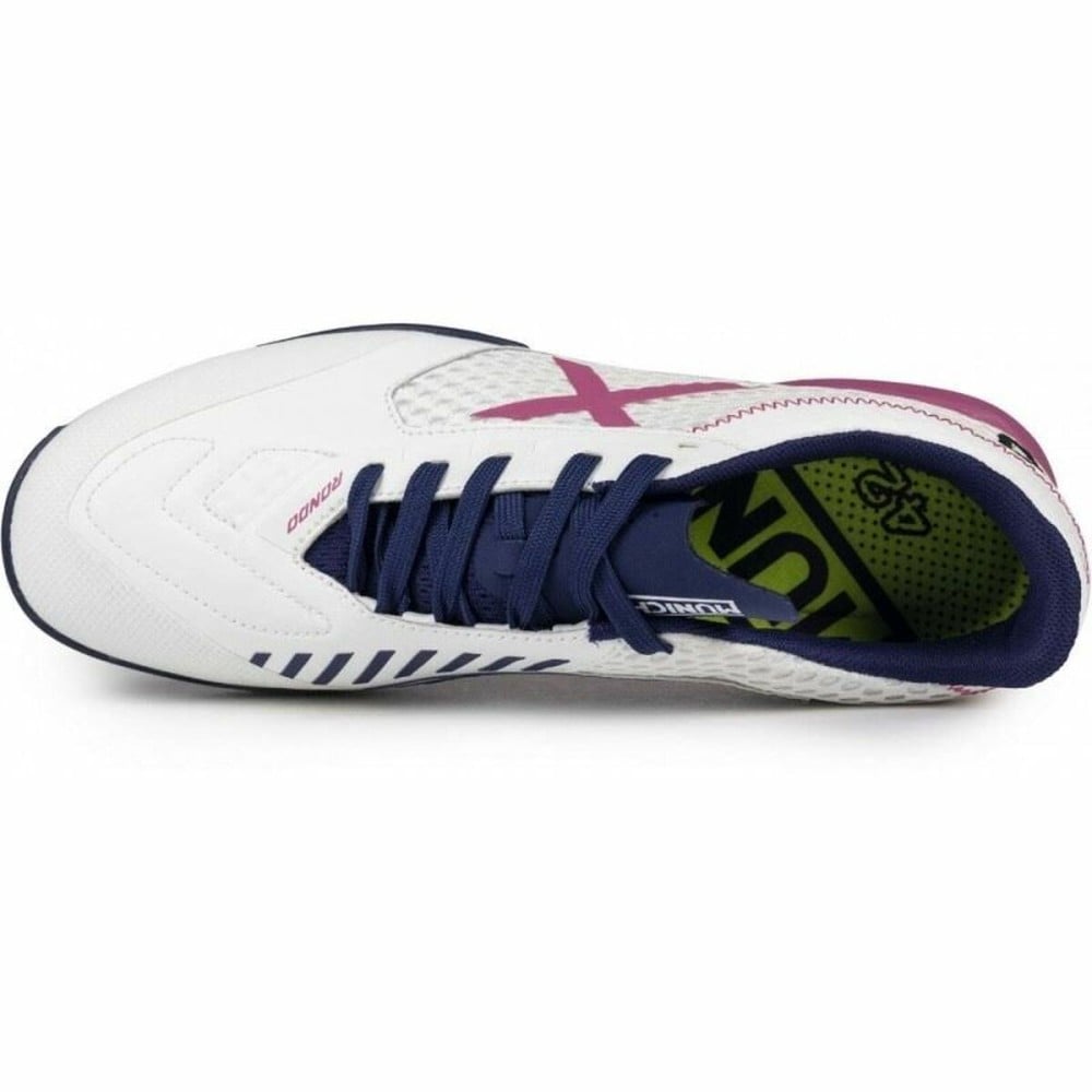 Chaussures de Futsal pour Adultes Munich Rondo Sergio Lozano 15 Blanc