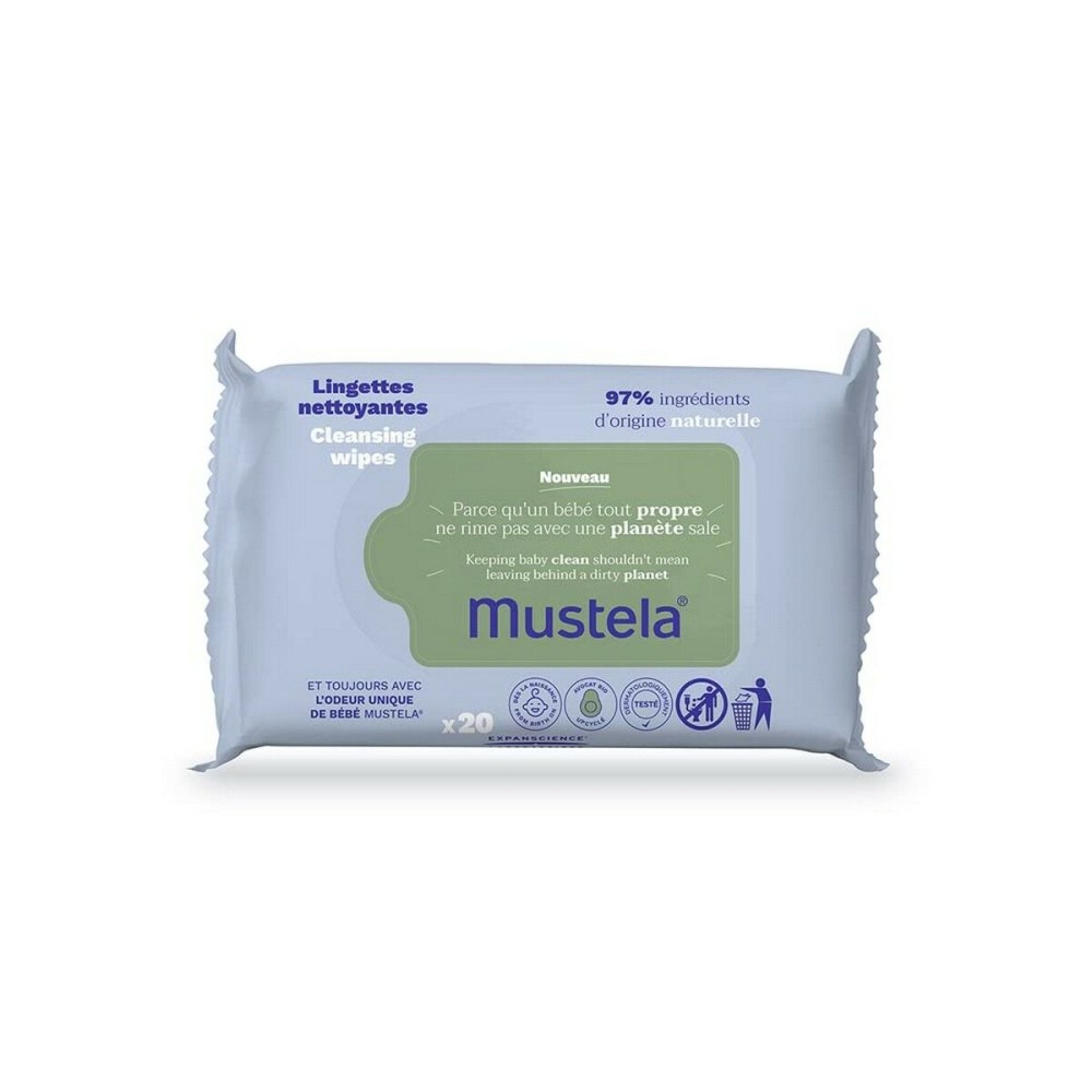 Lingettes imprégnées Mustela 20 Unités