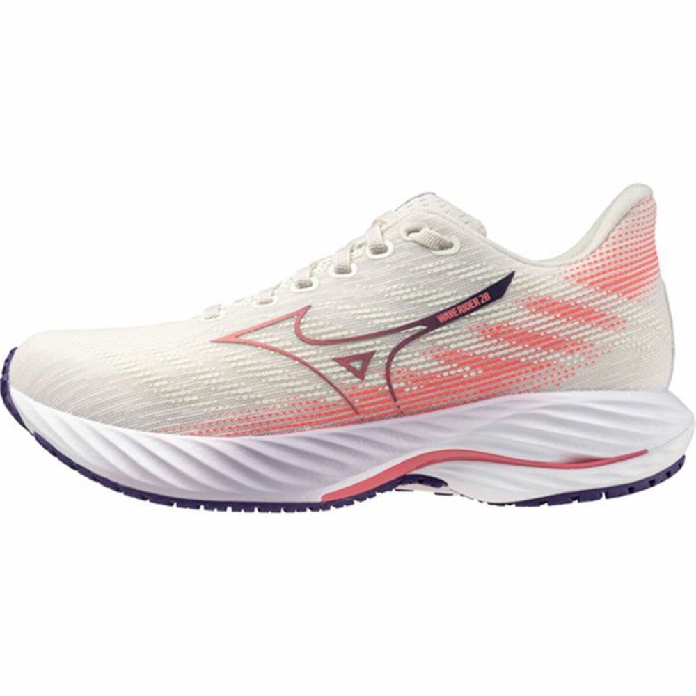Running Shoes for Adults Mizuno Wave Rider 28 Red Lady