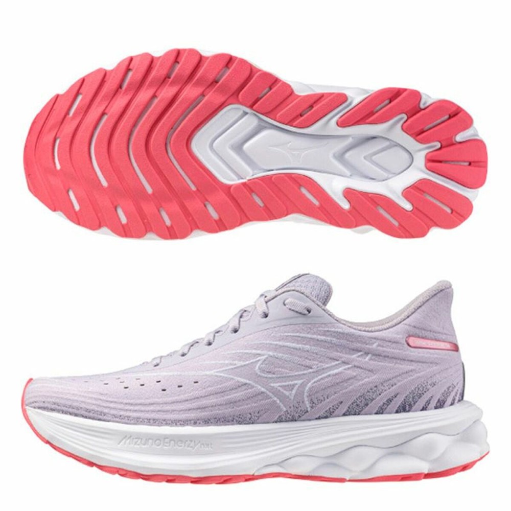 Running Shoes for Adults Mizuno Wave Skyrise 6 Lavendar