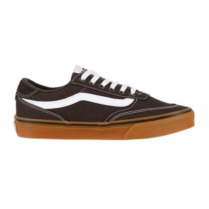 Chaussures de Sport pour Homme Vans Brooklyn Ls Cgum Turki Rouge foncé