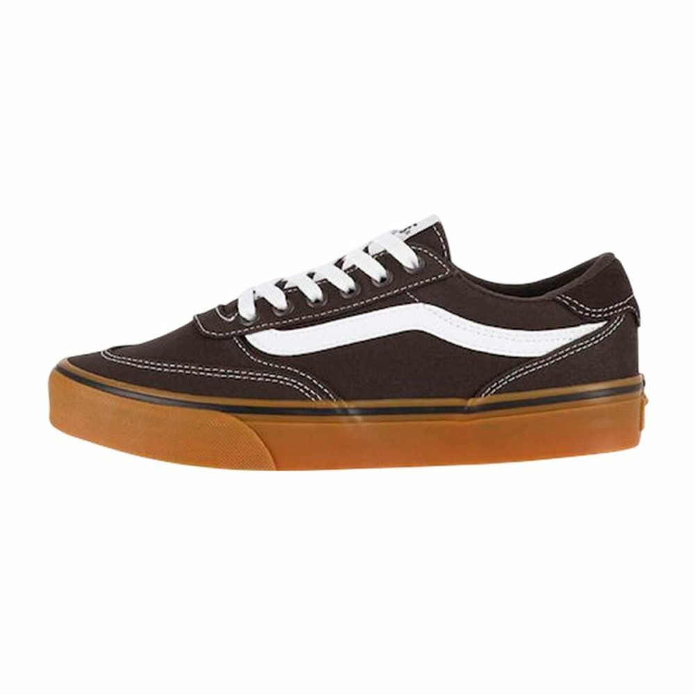 Chaussures de Sport pour Homme Vans Brooklyn Ls Cgum Turki Rouge foncé