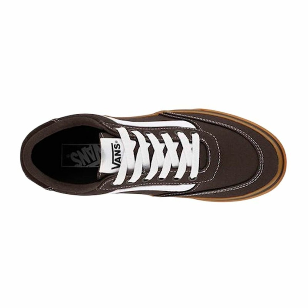 Chaussures de Sport pour Homme Vans Brooklyn Ls Cgum Turki Rouge foncé