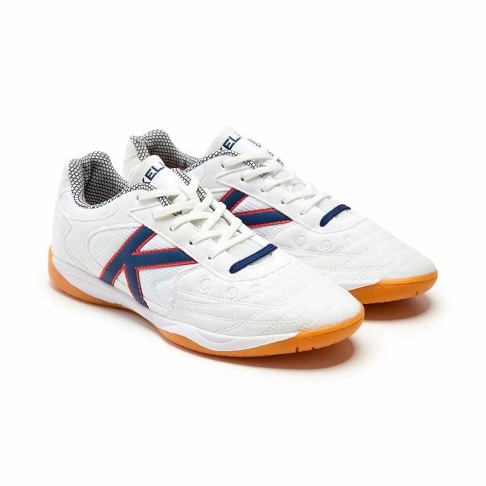 Hallenfußballschuhe für Erwachsene Kelme Indoor Copa Elastic Weiß