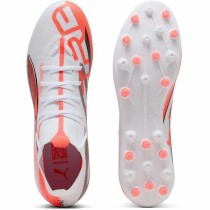 Chaussures de Football pour Adultes Puma Ultra 5 Match+ Mg Blanc